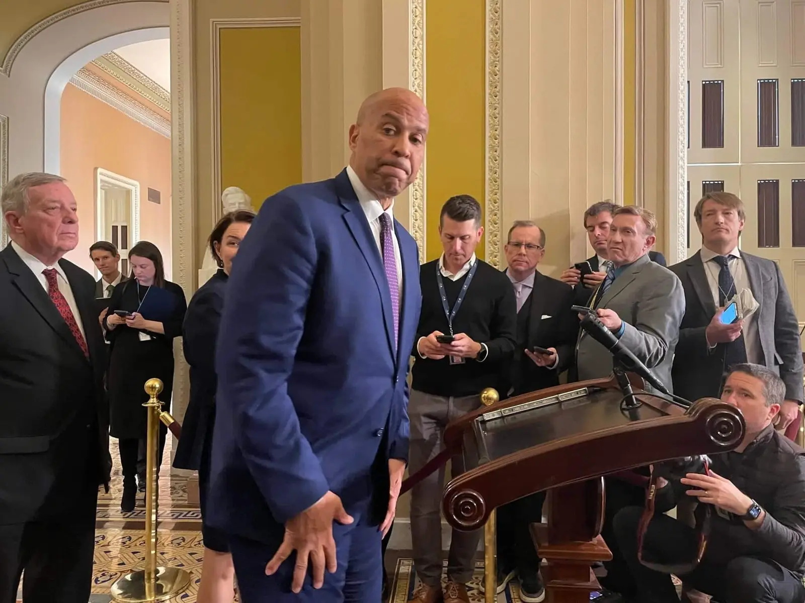 U.S. Senate Democrats pick Amy Klobuchar and Cory Booker for